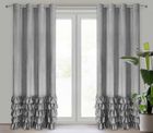 Eurofirany, zasłona zaciemniająca gotowa, Carli, 140-250 cm, srebrny