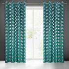 Eurofirany, zasłona zaciemniająca gotowa, Chill, 140-250 cm, turkusowy