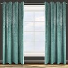 Eurofirany, zasłona zaciemniająca gotowa, D91 Moly, 140-250 cm, zielony