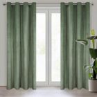 Eurofirany, zasłona zaciemniająca gotowa, d91 Rosa, 140-250 cm, ciemnomiętowy