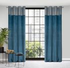 Eurofirany, zasłona zaciemniająca gotowa, Elen, 140-250 cm, niebieski