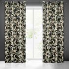 Eurofirany, zasłona zaciemniająca gotowa, Eleni, 140-250 cm, oliwkowy