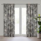 Eurofirany, zasłona zaciemniająca gotowa, Ester, na taśmie, 140-250 cm, srebrny