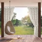 Eurofirany, zasłona zaciemniająca gotowa, Garden, na szelkach, 155-220 cm, kremowy