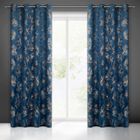 Eurofirany, zasłona zaciemniająca gotowa, Gloria, 140-250 cm, granatowy