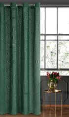 Eurofirany, zasłona zaciemniająca gotowa, Inga, 140-250 cm, ciemnozielony