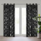 Eurofirany, zasłona zaciemniająca gotowa, Lani, 140-250 cm, czarny