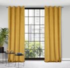 Eurofirany, zasłona zaciemniająca gotowa, Lili, 140-250 cm, miodowy