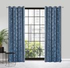 Eurofirany, zasłona zaciemniająca gotowa, Livia, 140-250 cm, ciemnoniebieski