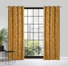 Eurofirany, zasłona zaciemniająca gotowa, Livia, 140-250 cm, złocisty