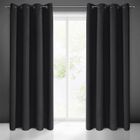 Eurofirany, zasłona zaciemniająca gotowa, Logan, 140-270 cm, czarny