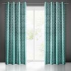 Eurofirany, zasłona zaciemniająca gotowa, Mandi, 135-250 cm, turkusowy