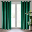 Eurofirany, zasłona zaciemniająca gotowa, Melanie, 140-250 cm, butelkowy zielony