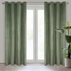 Eurofirany, zasłona zaciemniająca gotowa, Melanie, 140-250 cm, oliwkowy