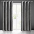 Eurofirany, zasłona zaciemniająca gotowa, Melanie, 140-250 cm, stalowy