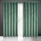 Eurofirany, zasłona zaciemniająca gotowa, Melanie, 215-250 cm, zielony