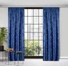 Eurofirany, zasłona zaciemniająca gotowa, na taśmie, Adria, 140-270 cm, granatowy