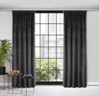 Eurofirany, zasłona zaciemniająca gotowa, na taśmie, Riva, 140-270 cm, czarny