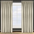 Eurofirany, zasłona zaciemniająca gotowa, na taśmie, Rosa, 140-300 cm, beżowy