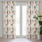 Eurofirany, zasłona zaciemniająca gotowa, na taśmie, Rose, 135-270 cm, biały