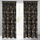 Eurofirany, zasłona zaciemniająca gotowa, na taśmie, Stella, 140-300 cm, czarny