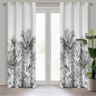 Eurofirany, zasłona zaciemniająca gotowa, Nerina, 140-150 cm, biały