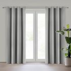 Eurofirany, zasłona zaciemniająca gotowa, Nerisa, 140-250 cm, srebrny