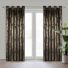 Eurofirany, zasłona zaciemniająca gotowa, Renia, 140-250 cm, czarny