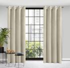 Eurofirany, zasłona zaciemniająca gotowa, Rosa, 140-250 cm, beżowy