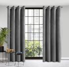 Eurofirany, zasłona zaciemniająca gotowa, Rosa, 140-250 cm, grafitowy