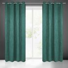 Eurofirany, zasłona zaciemniająca gotowa, Rossie, 140-250 cm, zielony