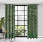 Eurofirany, zasłona zaciemniająca gotowa, Sara, 140-250 cm, ciemnozielony
