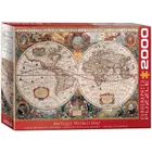 Eurographics, Antique World Map, puzzle, 2000 elementów