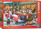 Eurographics, Dogs on Truck by Ali Corti, puzzle, 1000 elementów