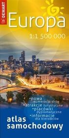 Europa 1:1 500 000 Atlas Samochodowy