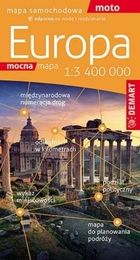 Europa. Mapa samochodowa 1:3400 000