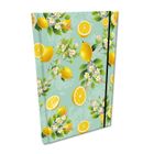 EV-Corp, Soft Touch, notes z gumką, A5, kratka, Cytrusowe Kwiaty