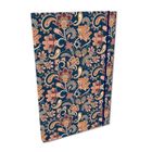 EV-Corp, Soft Touch, notes z gumką, A5, kratka, Paisley Kwiaty Blue