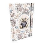 EV-Corp, Soft Touch, notes z gumką, A5, kratka, Sowa