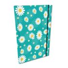 EV-Corp, Soft Touch, notes z gumką, A5, kratka, Stokrotki na turkusie