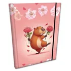 EV-Corp, Soft Touch, notes z gumką, B6, kratka, Dancing Queen