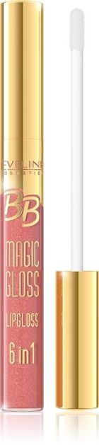 Eveline, BB Magic Gloss, błyszczyk, 6w1, nr 102, 9 ml