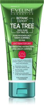 Eveline, Botanic Expert, Tea Tree, krem-kompres do rąk antybakteryjny, silnie regenerujący, 100 ml