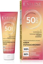 Eveline Cosmetics, przeciwzmarszczkowy krem fotoochronny SPF50, 30 ml