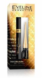 Eveline, Exclusive Edition, zestaw upominkowy 2w1, Volume Celebrities Noir, tusz do rzęs, 10 ml + Celebrities Eyeliner, wodoodporna konturówka do oczu, 4 ml