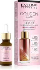 Eveline, Golden Illumi, skoncentrowane serum silnie rozświetlające z pyłem golden rose, 18 ml