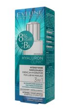 Eveline, Hyaluron Clinic, intensywnie nawilżająca Esencja-Hydrator pod lub na makijaż 3w1, 110 ml