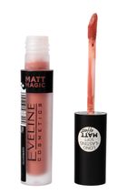 Eveline, Matt Magic Lip Cream, pomadka w płynie, matowa, nr 02 Cashmere Nude, 4.5 ml