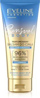 Eveline, Sensual Body, perfumowany balsam do ciała, nawilżenie i ujędrnienie, 200 ml