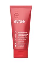 Evree, Max Repair, regenerujący krem do rąk do skóry suchej i podrażnionej, 75 ml